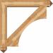 Ekena Millwork Westlake Arts & Crafts Bracket Wood in Brown | 34" H x 6" W x 34" D | Wayfair BKT06X34X34WTL03RWR