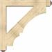 Ekena Millwork Balboa Craftsman Bracket Wood in Brown | 22 H x 3.5 W in | Wayfair BKT04X22X34BOA04SDF