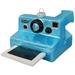 The Holiday Aisle® Instant Camera Hanging Figurine Ornament Glass in Blue | 9 H x 8 W x 3 D in | Wayfair BF0C22BC46BB4CFF93CE940CA36C198F