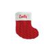 The Holiday Aisle® Mini Cable w/ Custom Name Stocking Polyester/Cotton in Red/White | 7 H x 5.5 W in | Wayfair 54F334FBA4C94E2997BE1B6A47BEA1F4