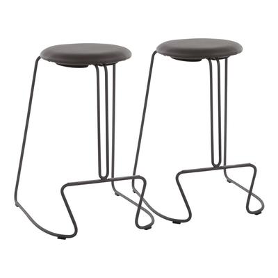 Finn Counter Stool ( Set of 2 ) - LumiSource B26-FINN GYGY2