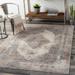 Melfort 5'3" x 7' Traditional Updated Traditional Farmhouse Black/Brown/Charcoal/Cream/Gray/Light Gray/Tan/Dark Red Area Rug - Hauteloom