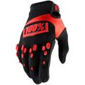 100% Airmatic Hexa Jugend Motocross Handschuhe, schwarz-rot, Größe S