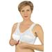 Plus Size Women's Front Hook Mastectomy Comfort Plus Bra by Jodee in White (Size 40 D)