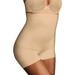 Maidenform Women's High Waist Boyshort with Cool Comfort (Size M) Latte Lift, Cotton,Nylon,Elastine