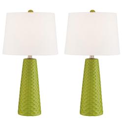 Lite Source Muriel 24 Inch Table Lamp - LS-23580GRN/2PK