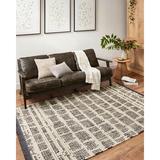 White 77 x 0.5 in Area Rug - Chris Loves Julia x Loloi Alice Cream/Charcoal Rug Polyester | 77 W x 0.5 D in | Wayfair ALICALI-02CRCC6592