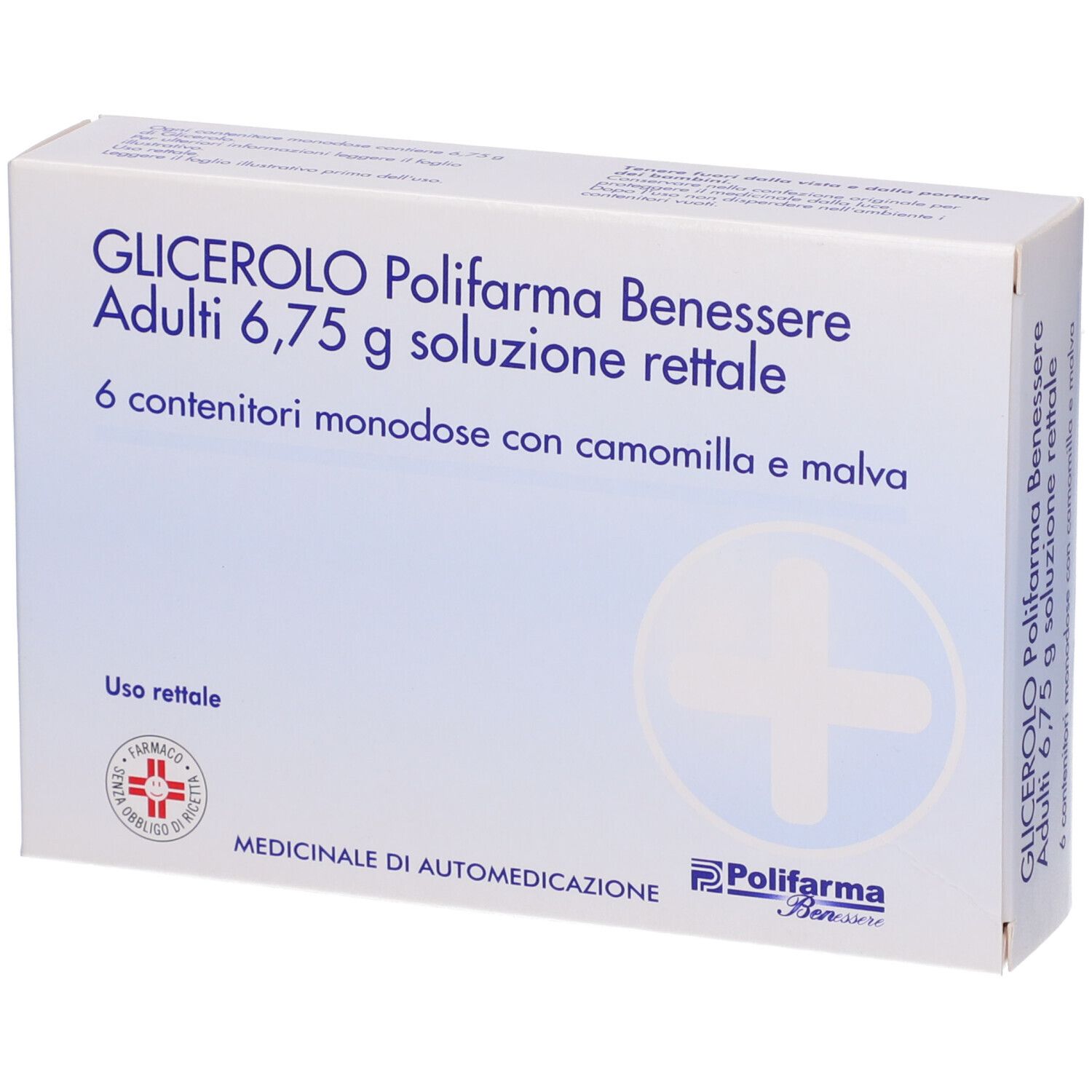 GLICEROLO Polifarma Benessere Adulti 6,75 g Soluzione Rettale 6 ml