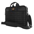 URBAN ARMOR GEAR Slim Brief Universaltasche für Laptop/Notebook mit 16" Zoll [360 Grad Rundumschutz mit Tragegriff, Robustes Nylongewebe Schultergurt] schwarz