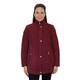 David Barry Womens Quilted Jacket 24 Wine