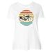 Inktastic Cycling Vintage Bicycle for Cyclist Adult Women's Plus Size T-Shirt Female