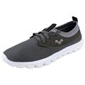 Urban Fox Men's Breeze Lightweight Shoes Lightweight Shoes for Men Casual Shoes Walking Shoes for Men Grey/White 10 M US