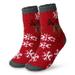 Christmas Stocking Warm Adults Socks Patterned Holiday Socks Absorbent Cozy Winter Socks Colorful High Tube Crew Socks