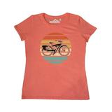 Inktastic Cycling Vintage Bicycle for Cyclist Adult Women's T-Shirt Female