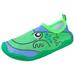 Lil' Fins Kids Water Shoes - Beach Shoes Summer Fun 3D Toddler Water Shoes Kids Quick Dry Swim Shoes Frog 1/2 M US