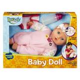 Kidoozie Snug and Hug Baby Doll - Includes Removable Diaper and a Bottle - Ages 12 Months and Up