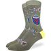 Socks - Good Luck Sock - Men's Crew Socks - Supermarine Spitfire (7-12) 1434