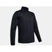 Under Armour 1343351001SM Mens SM 1/2 Zip Long-Sleeve Black Sweater