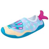 Lil' Fins Kids Water Shoes - Beach Shoes Summer Fun 3D Toddler Water Shoes Kids Quick Dry Swim Shoes Shell 10/11 M US