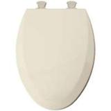 Elongate Wound Toilet Seat, Bone