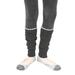 MeMoi Criss-Cross Girls Legwarmers One Size / Black