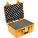 Pelican 1507AirWF Hard Carry Case with Foam Insert and Liner (Yellow) 015070-0001-240