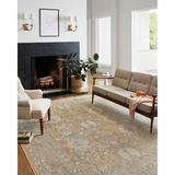 White/Yellow 75 x 0.13 in Area Rug - Chris Loves Julia x Loloi Rosemarie Oriental Gold/Sand Area Rug | 75 W x 0.13 D in | Wayfair