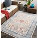 Shafter 6'7" x 9' Traditional Updated Traditional Farmhouse Cream/Denim/Light Beige/Navy/Rust/Tan/Brick Red/Rust/Peach Outdoor Area Rug - Hauteloom