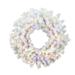 Vickerman 309980 - 20" Crystal White Wreath 90T 50MU LED (A805823LED) White Colored Christmas Wreath