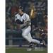 Joe Girardi New York Yankees Autographed 8" x 10" 1996 World Series Hitting Photograph with "96 WS Game 6 Triple" Inscription