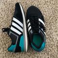 Adidas Shoes | Adidas Neo Cloudfoam Size 7 1/2 Men’s Like New | Color: Black/Green | Size: 7.5