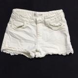 Zara Bottoms | Denim Shorts For Girls | Color: White | Size: 9