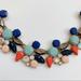 J. Crew Jewelry | J Crew | Chunky Gemstone Statement Necklace | Color: Blue/Orange | Size: Os