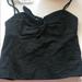 Brandy Melville Tops | Brandy Melville Tie Front Tank Top | Color: Black | Size: S