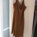 Free People Dresses | Free People Cowl Neck Slip Dress | Color: Gold/Orange | Size: M