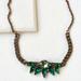 Anthropologie Jewelry | New Gorgeous Anthropologie Necklace Rare | Color: Green/Tan | Size: Os