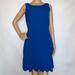 J. Crew Dresses | J.Crew Sleeveless Scallop Ruffle Hem Dress | Color: Blue | Size: 6