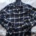 J. Crew Shirts | Jcrew Navy Slim Casual Button Down Flannel Shirt | Color: Blue/White | Size: Xs