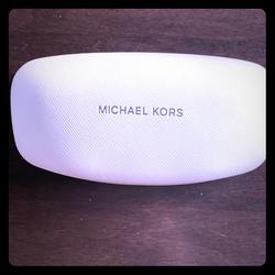 Michael Kors Accessories | Michael Kors Sunglass Case With Dust Cloth | Color: White | Size: Os