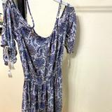 American Eagle Outfitters Dresses | American Eagle Outfitters Blue Floral Dress Sz M | Color: Blue | Size: M