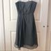 J. Crew Dresses | J.Crew Charcoal Grey Strapless Dress | Color: Gray | Size: 2