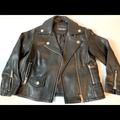 Zara Jackets & Coats | Girls Black Zara Motorcycle Jacket | Color: Black | Size: 5g