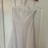 J. Crew Dresses | J Crew White Halter Dress- Worn Once! | Color: White | Size: 0