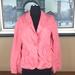 J. Crew Jackets & Coats | J. Crew Pink One Button Long Sleeve 100% Cotton Size Large Blazer Barbie Jacket | Color: Pink | Size: L