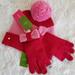 Kate Spade Accessories | Kate Spade Gloves And Hat Combo | Color: Pink/Red | Size: Os