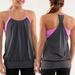 Lululemon Athletica Tops | Lululemon No Limit Tank Top Gray Pink 6 | Color: Gray/Pink | Size: 6