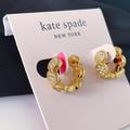 Kate Spade Jewelry | Kate Spade Gold Crystal Hoop Earrings | Color: Gold | Size: Os