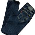 Levi's Bottoms | Levi's 511 Dark Jeans Yellow Stitching Size 16 Reg | Color: Blue | Size: 16 Reg (W28"Xl28")