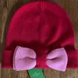 Kate Spade Accessories | Kate Spade Beanie And Glove Set | Color: Pink/Red | Size: Os