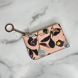 Kate Spade Accessories | Kate Spade Cameron Paper Rose Card Holder Keychain | Color: Black/Pink | Size: Os